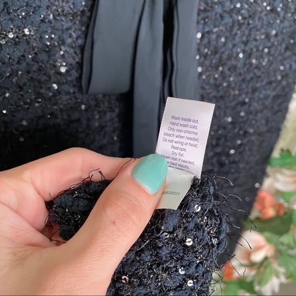 Jennifer Lopez eyelash pullover sweater sparkle - Picture 6 of 7